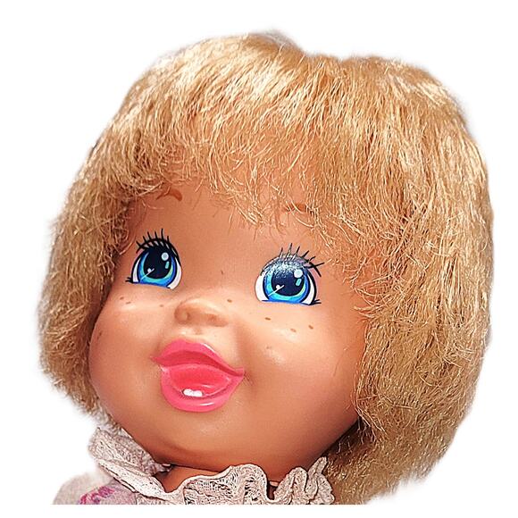 12" Vintage 1992 "Baby Walk ‘N Roll" Baby Doll Doll By Mattel No Stroller - Picture 11 of 13